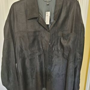 Black Button-Up Shirt